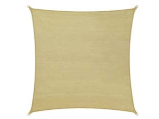 VELA OMBREGGIANTE HDPE QUADRA BEIGE  mt.3,6x3,6    VETTE