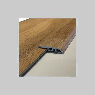 PROFILO DI ADATTAMENTO PER PAVIMENTO IN SPC Colore Rovere grigio