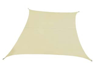 VELA OMBREGGIANTE POLIESTERE QUADRA  BEIGE  mt.4x6    VETTE