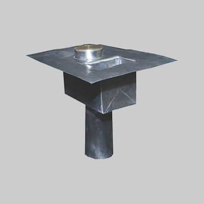 BOCCHETTONE PIOMBO SIFONATO SCARICO CENTRALE Ø 100