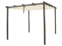 GAZEBO IN METALLO CON TETTO SCORREVOLE  dimensioni: mt.3x3x2,2h.    VETTE