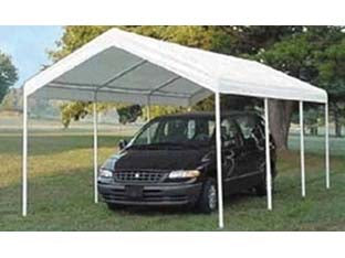 GAZEBO CARPORT SENZA PARETI LATERALI BIANCO  mt.3x6    VETTE