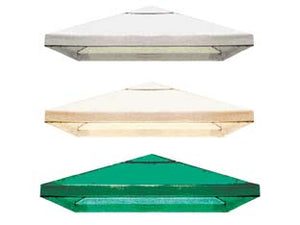 COPERTURA PER GAZEBO  mt.3x3xcm.20h.  colore bianco    VETTE