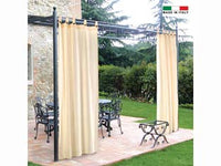 TENDA PER GAZEBO CON PASSANTI E BOTTONI CM.160X270H. PANNA  panna