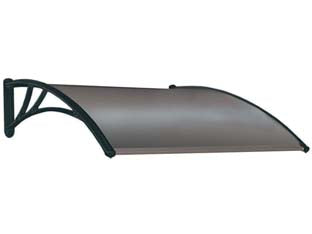 PENSILINA IN POLICARBONATO ALVEOLARE FUME'  cm.100x80x23h.    VETTE