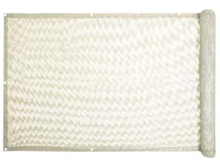 RETE OMBREGGIANTE PER BALCONI IN HDPE ECRU  mt.0,75h. rot. mt.6    TREX