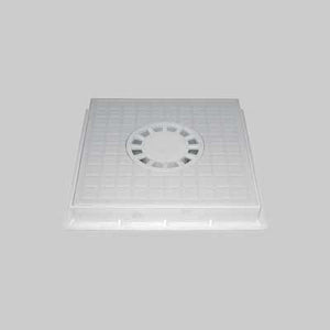 CHIUSINO CON SIFONE CENTRALE 40x40 cm