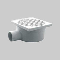 CHIUSINO CON SCARICO LATERALE 15x15 cm - scarico Ø 50 mm