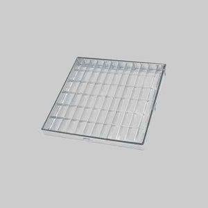 GRIGLIA CON TELAIO QUADRATA 60x60 cm - Pedonale