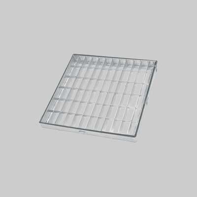 GRIGLIA CON TELAIO QUADRATA 60x60 cm - Pedonale