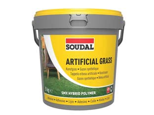COLLA PER PRATO SINTETICO ARTIFICIAL GRASS  in barattolo kg.5    SOUDAL