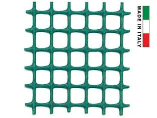 RETE IN PLASTICA QUADRA VERDE MM.10X10- - maglia mm.10x10 altezza cm.100 - 1 rotolo T-REX