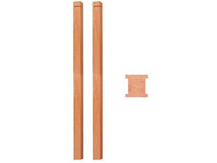 PALO PER GRIGLIATO LINEARE  cm.6x6x180h.    VETTE