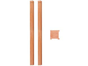 PALO PER GRIGLIATO AD ANGOLO  cm.6x6x180h.    VETTE