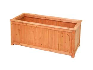 FIORIERA IN LEGNO RETTANGOLARE  cm.100x40x40h.    VETTE