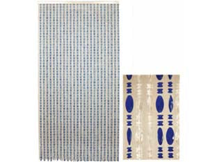 TENDA ANTI MOSCHE CORALLO BLUCRISTALLO  96 fili cm.120x230h.    VETTE