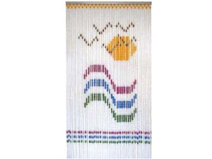 TENDA ANTI MOSCHE A PIASTRINA ESTATE  44 strisce per 63 piastrine  cm.120x230h.    VETTE