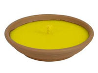 CITRONELLA GRANDE IN CIOTOLA DI TERRACOTTA- - ø cm.16,5x2,5h. - 25 pezzi LAPILLO