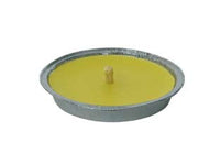 CITRONELLA MEDIA IN CIOTOLA DI ALLUMINIO- - ø cm.14x2,5h. - 36 pezzi LAPILLO