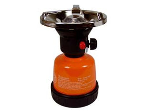 FORNELLINO GAS CAMPING IN METALLO ACCENSIONE PIEZO ELETTRICA