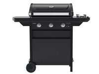 BARBECUE GAS 3 FUOCHI + FORNELLO CM.61X35 COMPACT 3LS  bracere cm.61x35    CAMPINGAZ