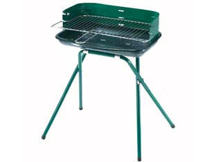 BARBECUE RETTANGOLARE QUATTRO GAMBE COLORADO  bracere cm.50x30    LAPILLO