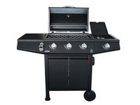 BARBECUE A GAS GPL 3 BRUCIATORI + 1 FORNELLO  cm.117x52x101h.    LAPILLO