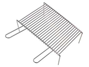 GRIGLIA PESANTE CON PIEDI 2 MANICI  cm.50x35x7h.    LAPILLO