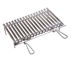 GRIGLIA RACCOGLIGRASSI DUE MANICI  cm.60x35x12h.