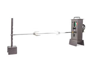 GIRARROSTO ELETTRICO REGISTRABILE CON 1 SPIEDO  cm.14x13x36h. kg.2,5