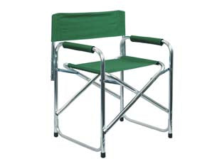 SEDIA REGISTA IN ALLUMINIO VERDE  cm.56x47x78h.    VETTE