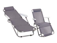 SDRAIO IN ALLUMINIO ALLUNGABILE CON TESSUTO TEXILENE  cm.60x113/156x86h.    VETTE