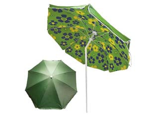 OMBRELLONE DA SPIAGGIA IN POLIESTERE DOPPIO VERDE CM.200  ø cm.200    VETTE