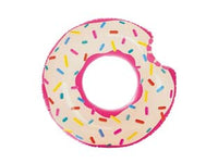 SALVAGENTE GONFIABILE CIAMBELLA DONUT CON ZUCCHERINI ARCOBAL. +9 ANNI  cm.107x99  peso kg.0,58 (56265)    INTEX
