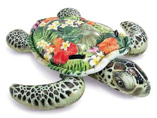 TARTARUGA GONFIABILE CAVALCABILE  +3 ANNI  cm.191x170  peso kg.2,13 (57555)    INTEX