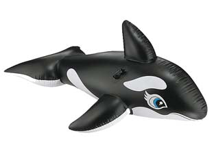 ORCA GONFIABILE CAVALCABILE  +3 ANNI  cm.193x119  peso kg.1,60 (58561)    INTEX