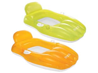 POLTRONA GONFIABILE CHILL 'N FLOAT LOUNGES  cm.163x104  peso kg.1,65 (56805)    INTEX