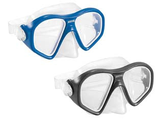 MASCHERA PISCINA REEF RIDER +14 ANNI- - peso kg.0,24 (55977) - 1 blister INTEX