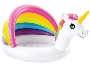 PISCINA GONFIABILE UNICORNO 13 ANNI  ø cm.127x102x69  peso kg.1,75 (57113)    INTEX