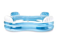 PISCINA GONFIABILE QUADRATA CENTER FAMILY +3 ANNI  cm.229x229x66  peso kg.6,65 (56475)    INTEX
