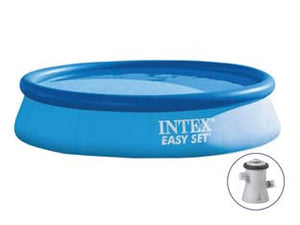 PISCINA EASY SET ROTONDA  AUTOPORTANTE C/POMPA FILTRO CM.305x76H.  capacitÃE lt.3853  kg.10,8 (28122)    INTEX