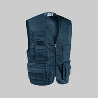 GILET MULTITASCHE BLU Tg. XL