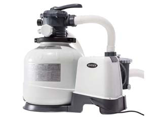 POMPA CON FILTRO A SABBIA PER PISCINE FINO A 54.368 LITRI  peso kg.22,60 (26648)    INTEX