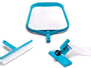 SET DI PULIZIA RETINA, SPAZZOLA E VACUUM  peso kg.0,85 (29056)    INTEX