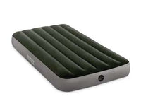 MATERASSO GONFIABILE DOWNY TWIN SINGOLO CON POMPA INCORPORATA  cm.191x99x25h.  peso kg.3,075 (64761)    INTEX