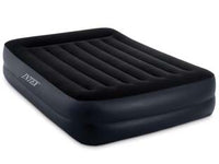 MATERASSO GONFIABILE PILLOW REST QUEEN DOPPIO CON POMPA INCORPORATA  cm. 203x152x42h.  peso kg.7,20 (64124)    INTEX