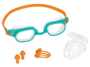 SET OCCHIALI E TAPPI NASO E ORECCHIE +7 ANNI  (art.26034)    BESTWAY