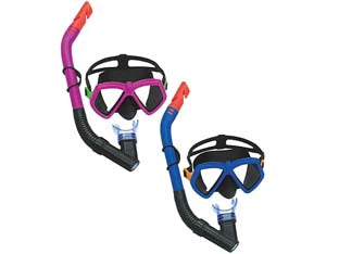 MASCHERA MARE DOMINATOR E BOCCAGLIO + 7 ANNI  (art.24070)    BESTWAY