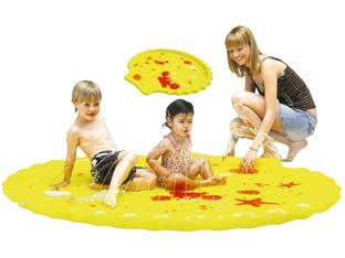 CONCHIGLIA GONFIABILE SPRUZZA ACQUA  cm.200x158    JILONG