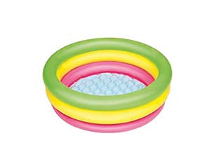 PISCINA GONFIABILE SUMMER 3 ANELLI COLOR PICCOLA +2 ANNI  ø cm.70x24h. lt.41  Kg.0,580 (art.51128)    BESTWAY